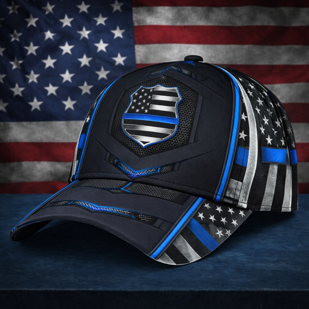 Back the Blue Cap, Police Cap, Gift For Men QFYY140307