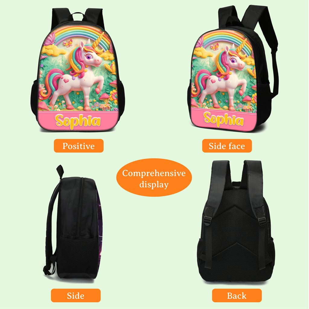 Personalized Unicorn Backpack QFND5010805