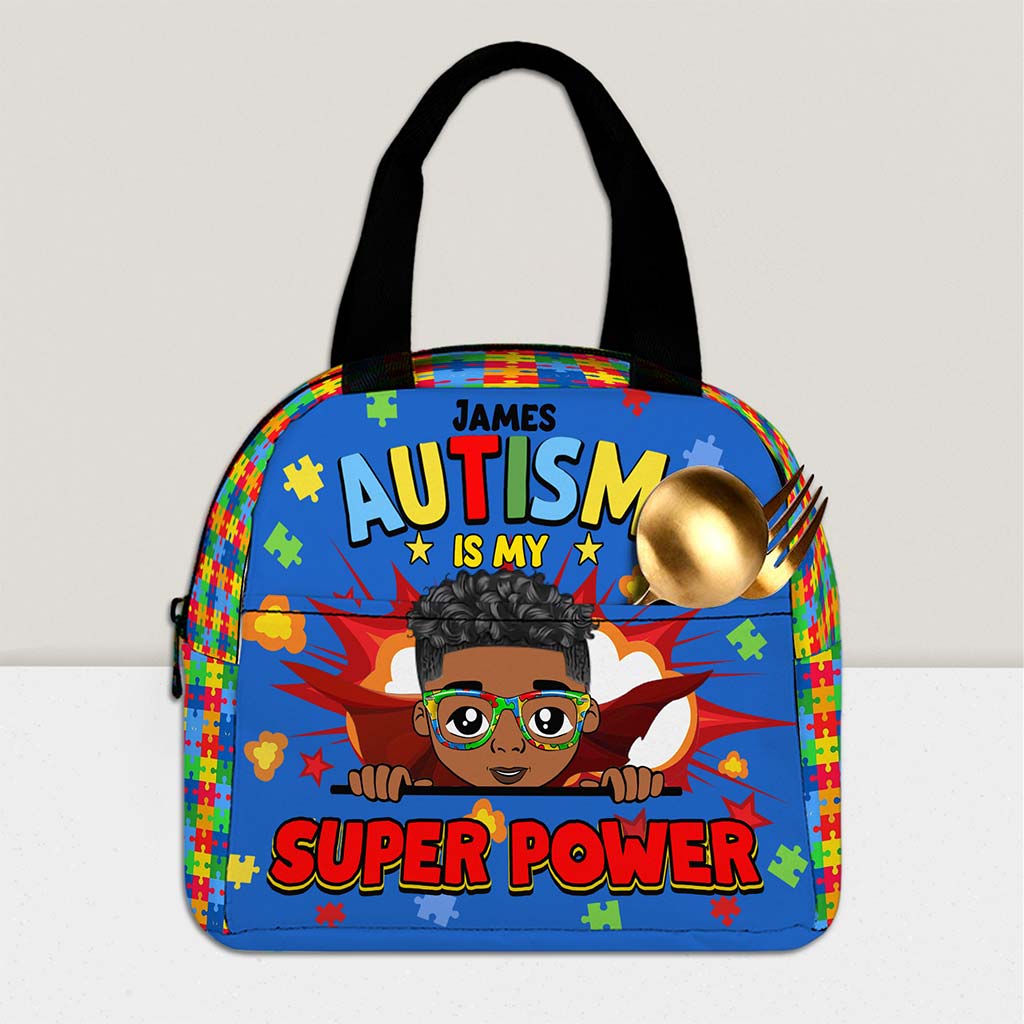 Personalized Back to School Autism Backpack + Lunchbag + Bottle NPND4300803-DX