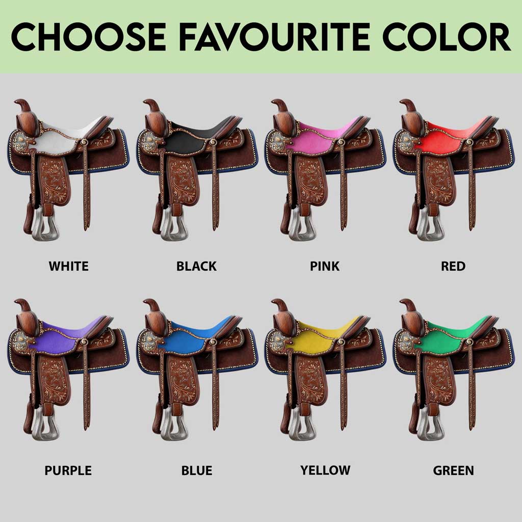 Custom Horse Saddle Christmas Ornament, Personalized Flat Ornament for Cowboy Cowgirl, Horse Racing Ornament, Cowboy Christmas Ornaments THTD5170903