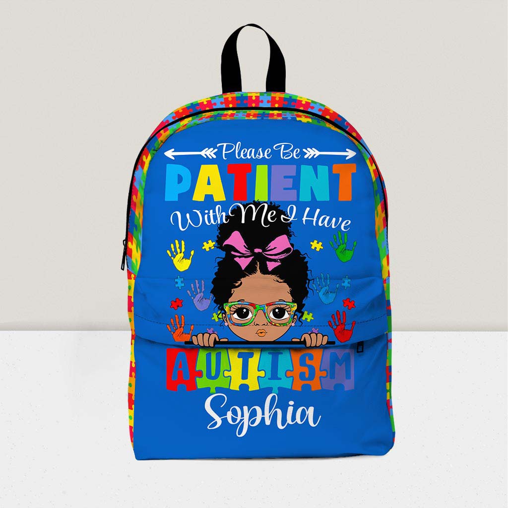 Personalized Backpack for Kids with Autism- Autism Awareness Bag - Back To School Bag for Autistic Child - Gift For Autistic Son QFHM4040703-DX
