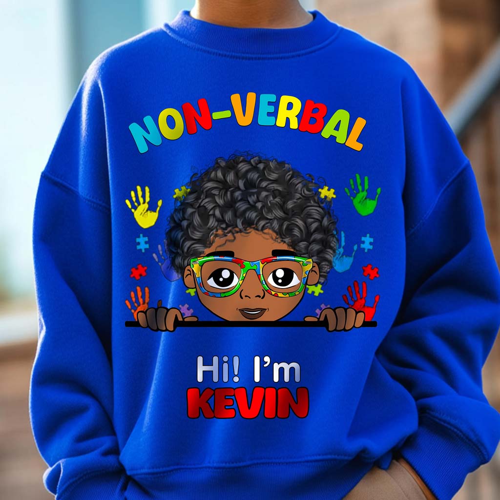 Personalized Autism Hoodie for kids, I Don't Speak Much Because I'm Brilliant And I'm Busy Thinking, Autism Awareness Gift, Gift for kids NPLT4100102