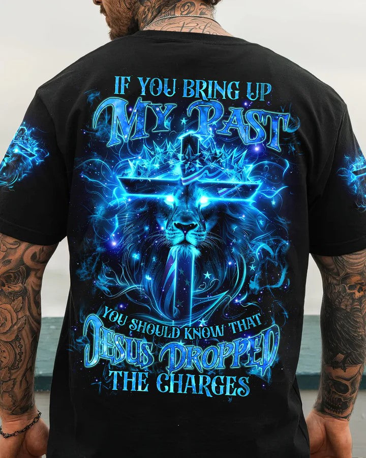 Personalized Jesus Dropped The Charges Lion Men’s 3D All Over Printed Clothes QFHM4300504