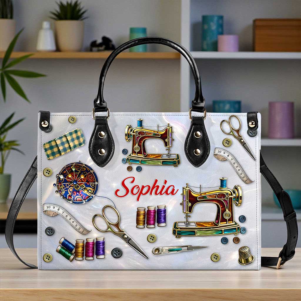 Personalized Sewing Leather Handbag UKUU6300103