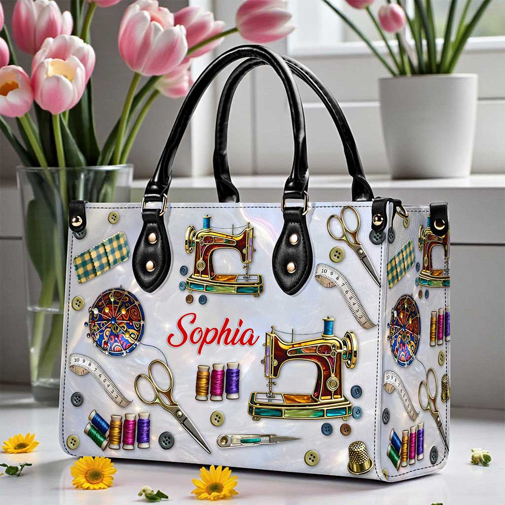 Personalized Sewing Leather Handbag UKUU6300103