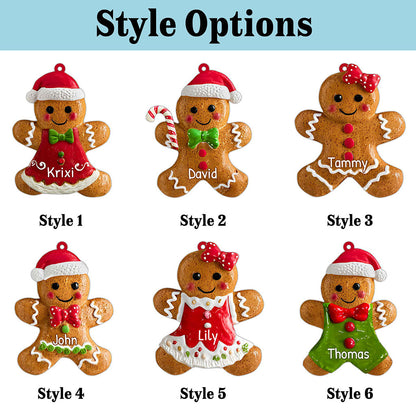 Personalized Gingerbread Christmas Acrylic Ornament QFHA5251002