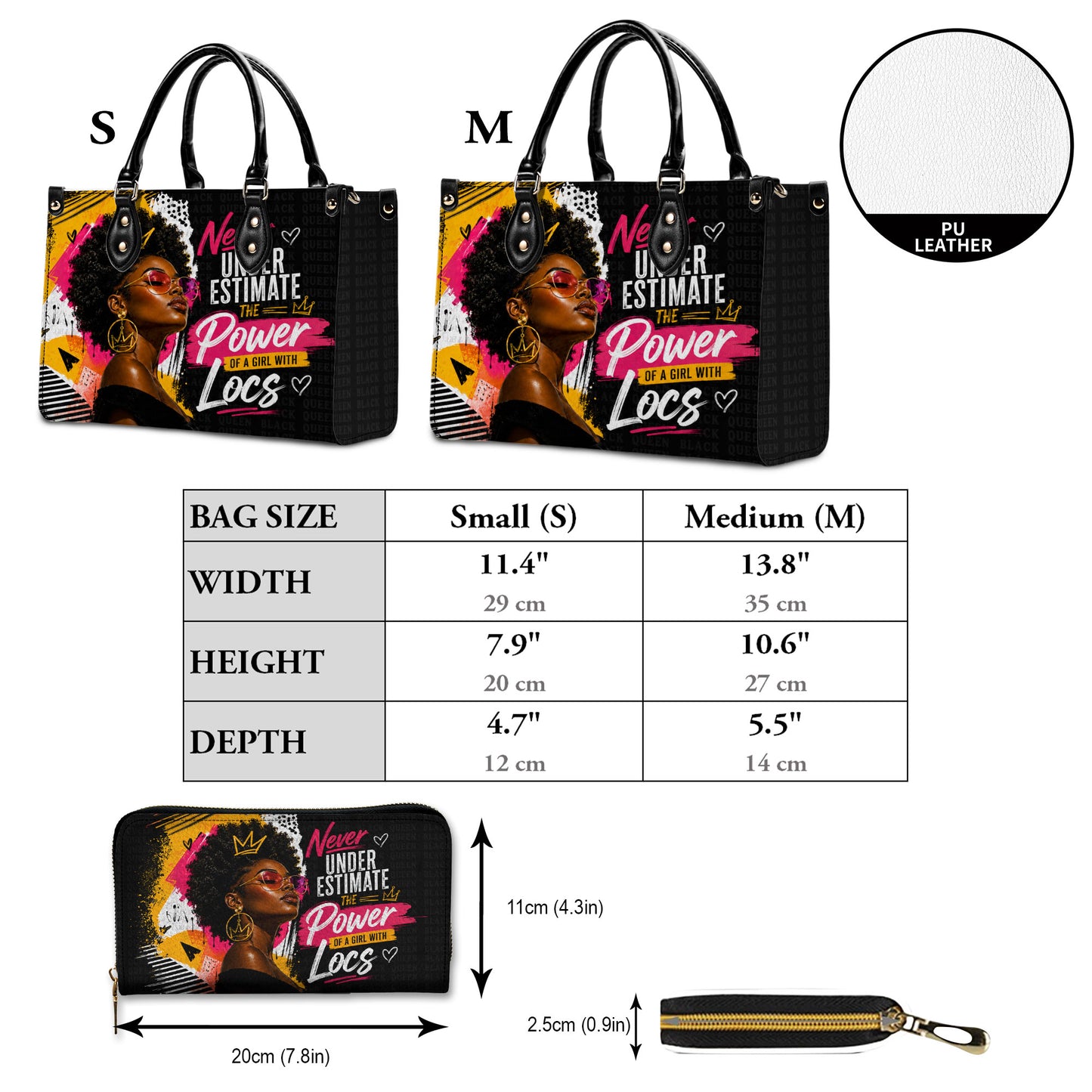 Black Women Leather PU Leather Handbag QFTD6230501