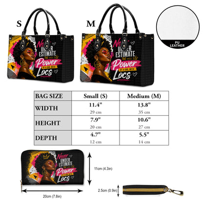 Black Women Leather PU Leather Handbag QFTD6230501