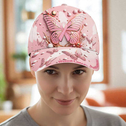 Personalized Breast Cancer Pink Cap For Women QFTZ5130903