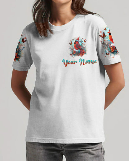 Personalized Name Jesus Is The Reason For The Season Cardinal All Over Print QFTD4221004