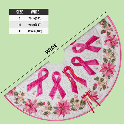 Breast Cancer Christmas Tree Skirt QFTD5231002