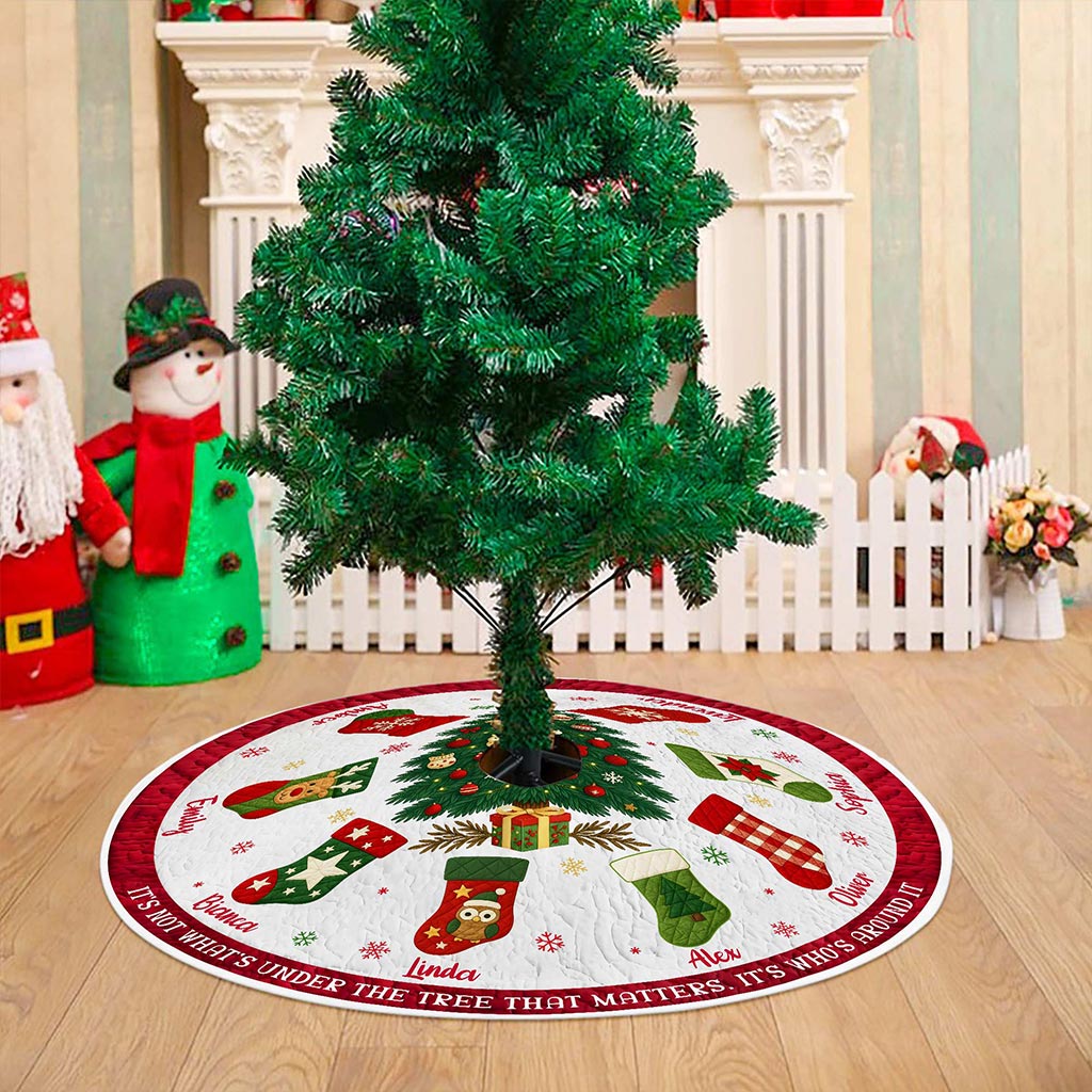 Personalized Family Tree Skirt UKPY5231003