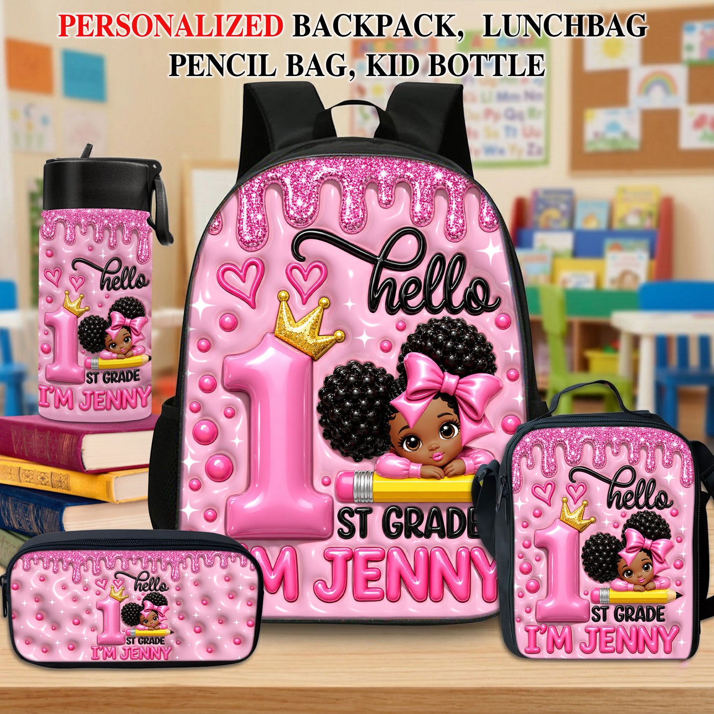 Personalized Back To School Backpack For Kids QFND6120603