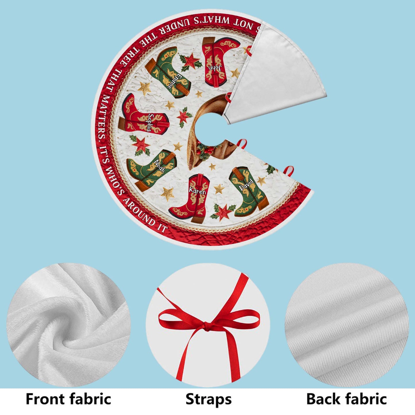 Personalized Family Tree Skirt Gift For Western Family QFPY5211003