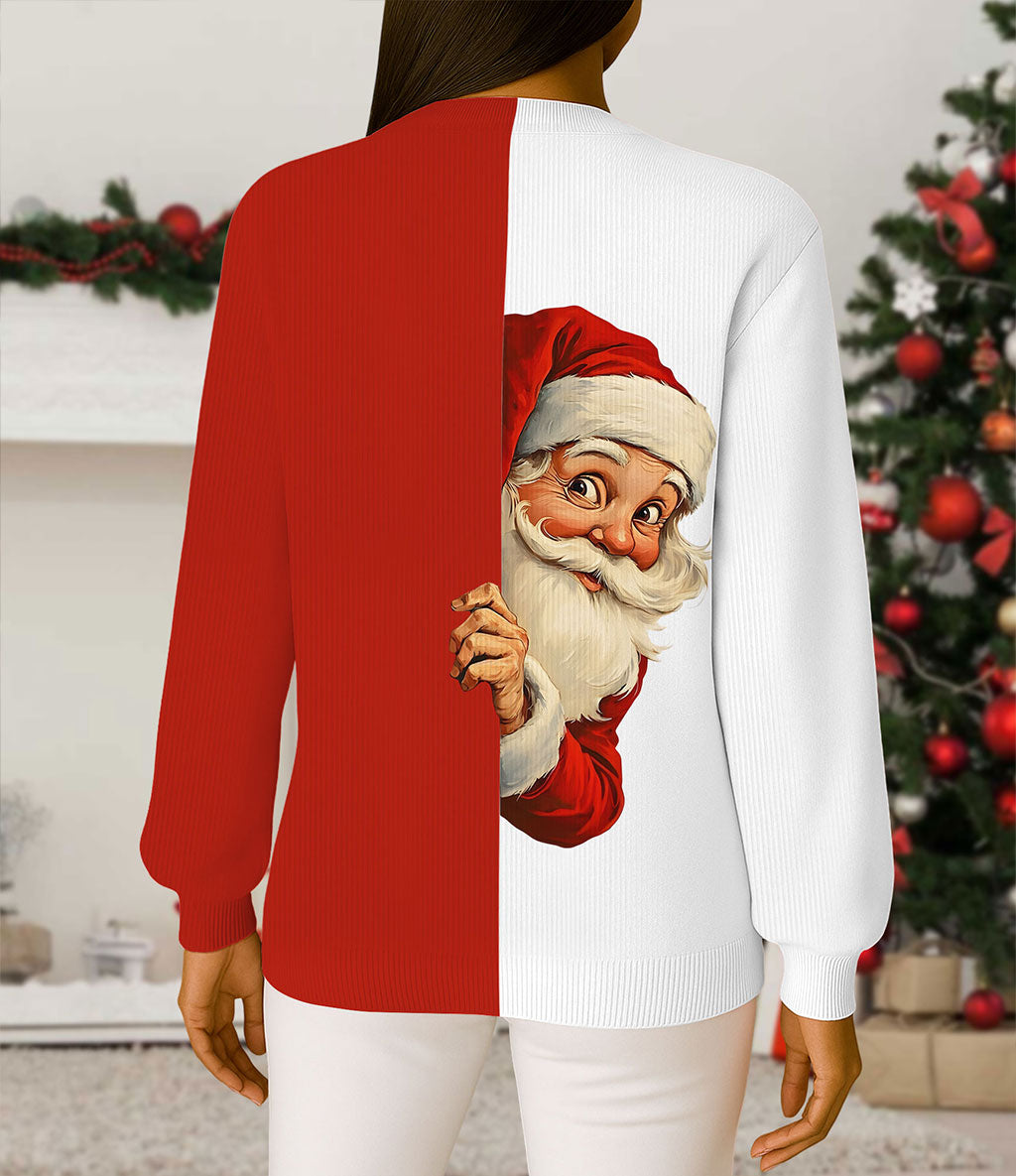 Christmas Santa Claus Knitted Cardigan UKTZ5161001