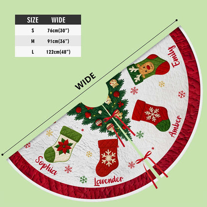 Personalized Family Tree Skirt UKPY5231003