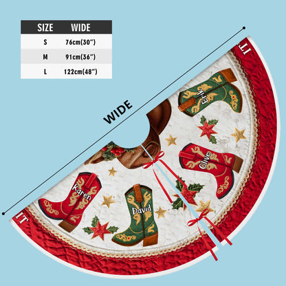 Personalized Family Tree Skirt Gift For Western Family QFPY5211003