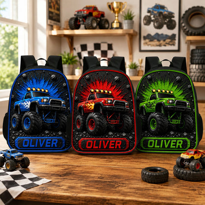 Personalized Monster Truck Backpack NPND6250605