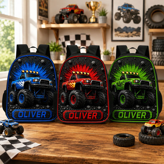 Personalized Monster Truck Backpack NPND6250605