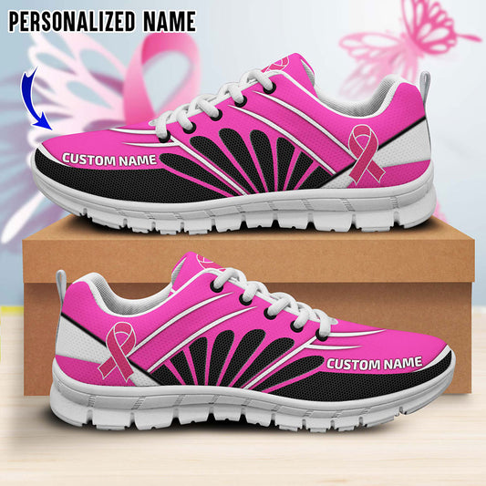 Personalized Breast Cancer Awareness Sneakers UKHA5070803