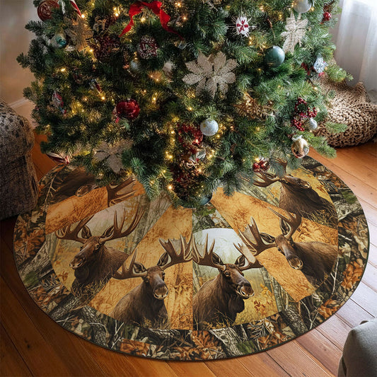 Moose Hunting Tree Skirt UKTO5131102