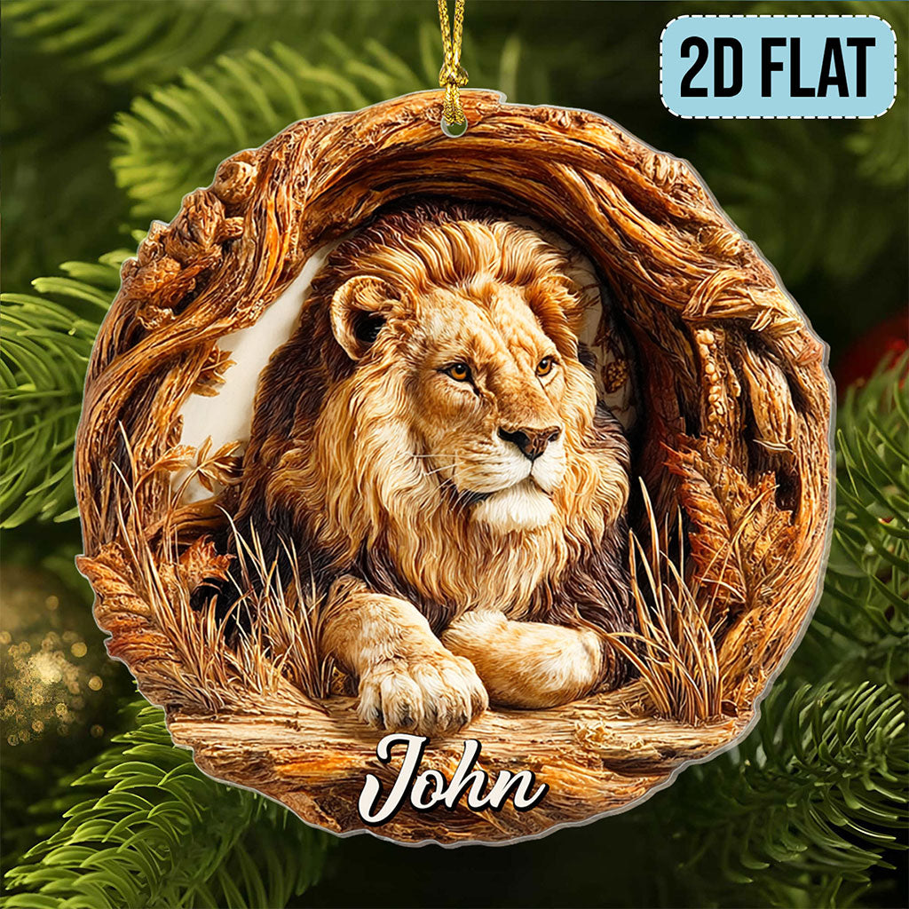 Custom 2D Flat Lion Acrylic Ornament UKTO5131003