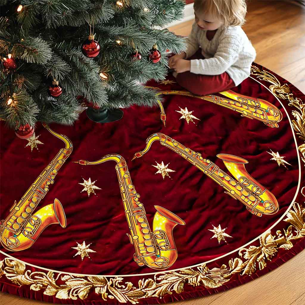 Saxophone Christmas Tree Skirt UKND5281002