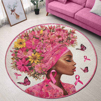 Black Girl Breast Cancer Rug THTO5151004