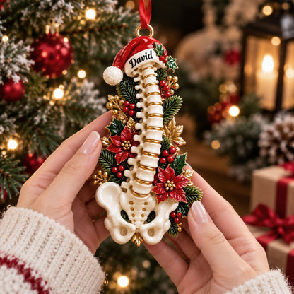 Personalized Chiropractor Christmas Ornament, Spine Spine Keepsake NPND6100760
