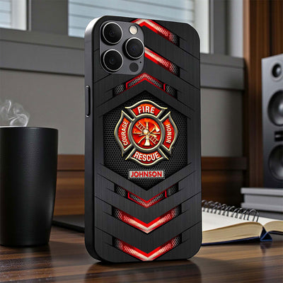 Personalized Firefighter Phone Case, Gift For Fireman, Firefighter Gifts UKHA6130102