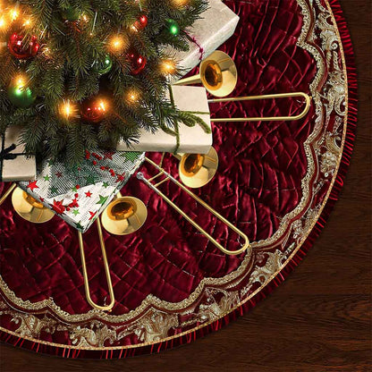 Trombone Christmas Tree Skirt UKND5311005