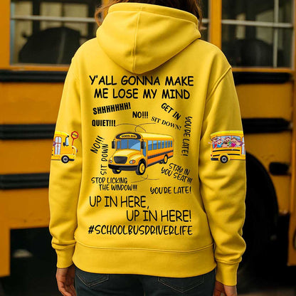 Personalized School Bus Driver 3D All Over Printed Clothes UKND5140804