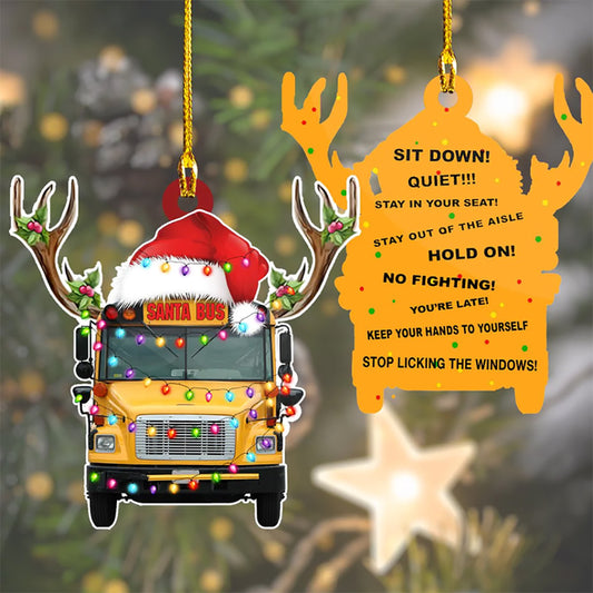 School Bus Acrylic Ornament UKHA4121101