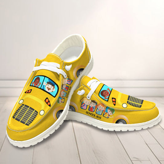 School Bus Driver Shoes, Back To School Gifts, Beginning Of School Year Gifts, Bus Driver Shoes, School Bus Driver Christmas Gifts QFHA4160701