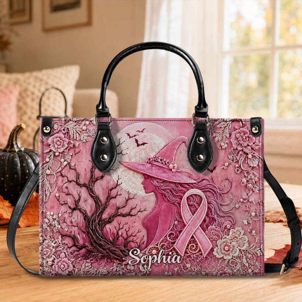 Personalized Witchy Breast Cancer Handbag + Wallet NPHM6110802