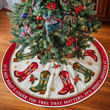 Personalized Family Tree Skirt Gift For Western Family QFPY5211003