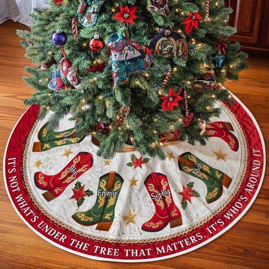 Personalized Family Tree Skirt Gift For Western Family QFPY5211003