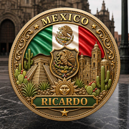 Personalized Mexico Commemorative Coin NPHA6260601
