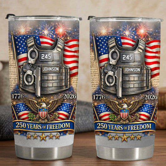 Custom 250th Police 20 OZ Tumbler THND6160401