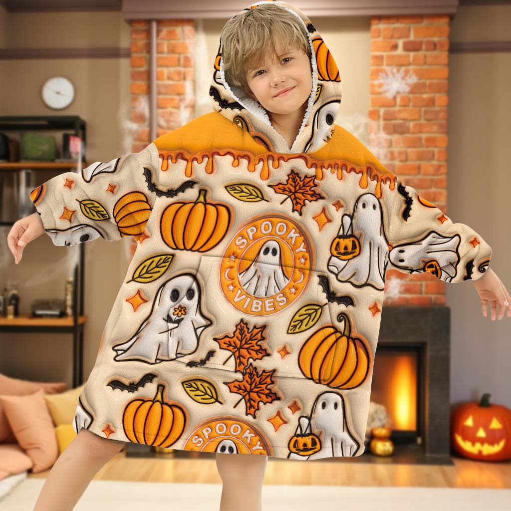Personalized Halloween Blanket Hoodie QFHM5300902