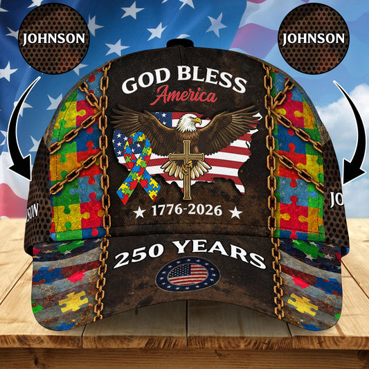 Custom 250th USA Autism Cap THND6090301