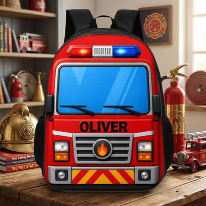 Personalized Firefighter Kids Backpack NPND6290602
