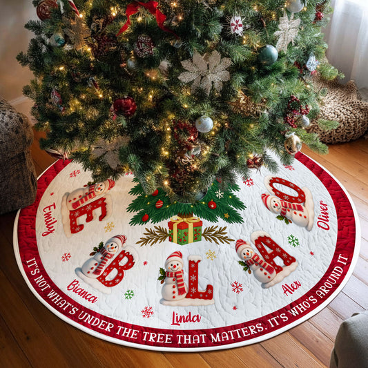 Personalized Family Tree Skirt UKPY5071006