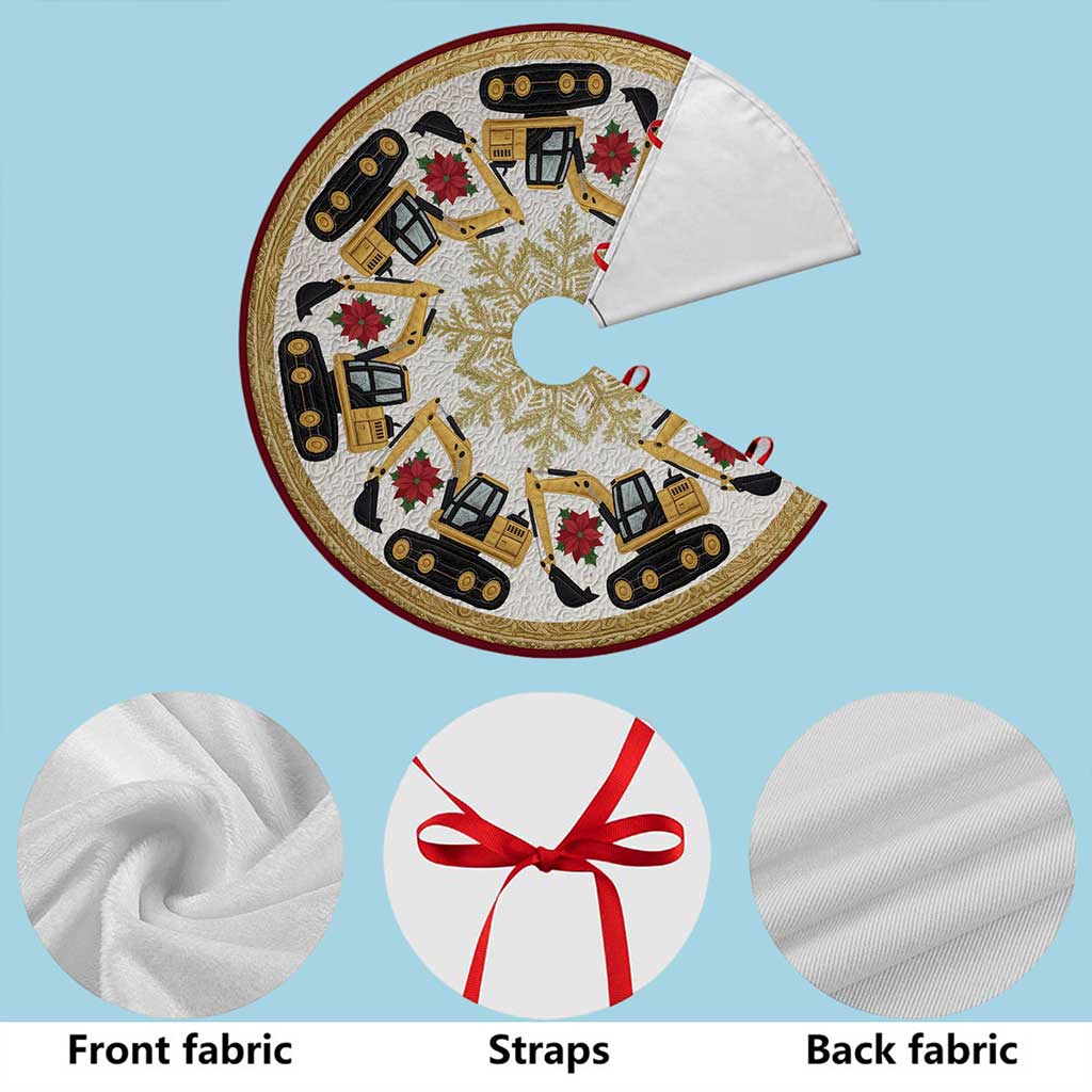 Excavator Christmas Tree Skirt NPND5231008