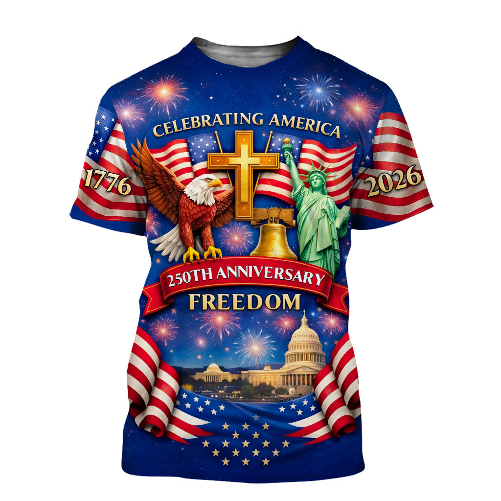 United State 250th Anniversary 3D All Over Printed Clothes UKHA6130402