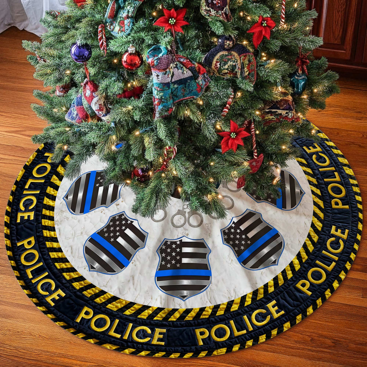 Police Christmas Tree Skirt QFPY5271002