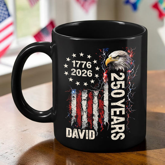 Custom 250th Black Accent Mug THND6210403