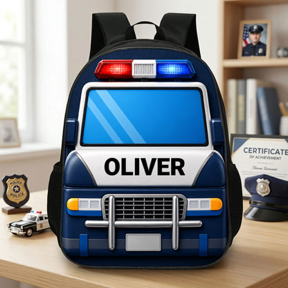 Personalized Police Kids Backpack NPND6260604