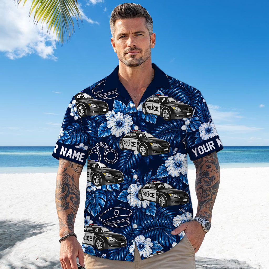 Custom Name Police Hawaii Shirt THND6080505