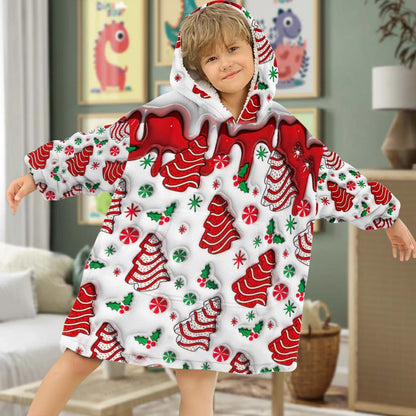Personalized Christmas Blanket Hoodie QFHM5290902